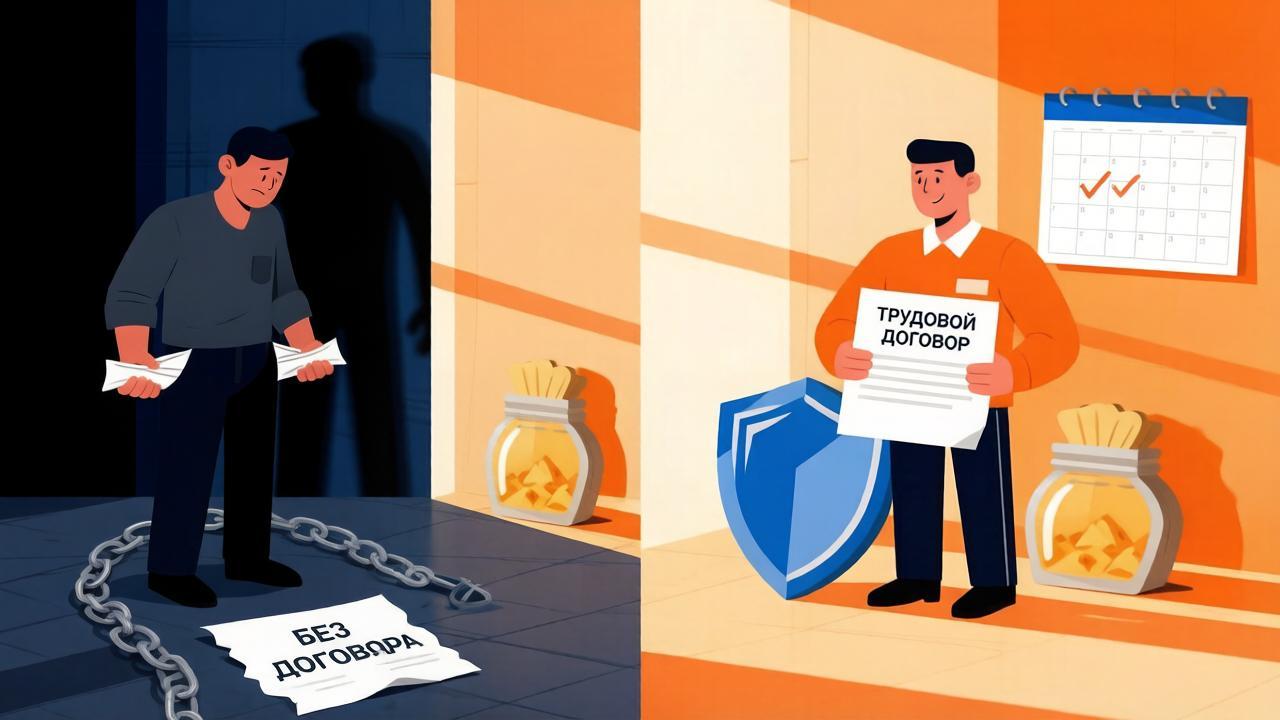 Легальное трудоустройство защищает каждого работника